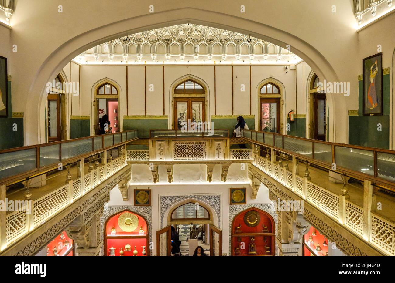 Jaipur, Rajasthan / Inde - 29 septembre 2019: Albert Hall Museum à Jaipur, Inde, musée d'état de Rajasthan. Collection d'arts et de patrimoine indiens Banque D'Images
