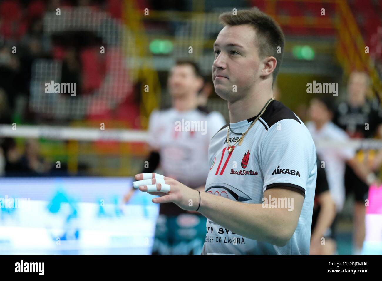Vérone, Italie. 1 janvier 2020. Verona, Italie, AGSM Forumâ‚''¹, 01 Jan 2020, Oleh Plotnytskyi (17) Sir SAFY Conad Pérouse pendant - - - crédit: LM/Roberto Tommasini crédit: Roberto Tommasini/LPS/ZUMA Wire/Alay Live News Banque D'Images