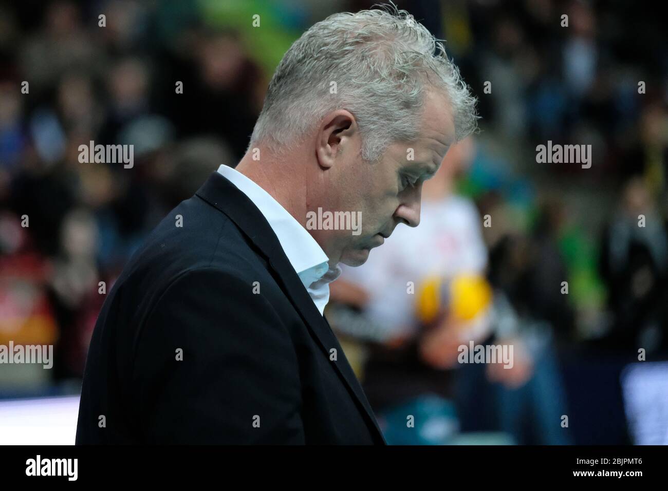 Vérone, Italie. 1 janvier 2020. Verona, Italie, AGSM Forumâ‚''¹, 01 Jan 2020, Vital Heynen - entraîneur Sir sécurité Conad Pérouse pendant - - crédit: LM/Roberto Tommasini crédit: Roberto Tommasini/LPS/ZUMA Wire/Alay Live News Banque D'Images