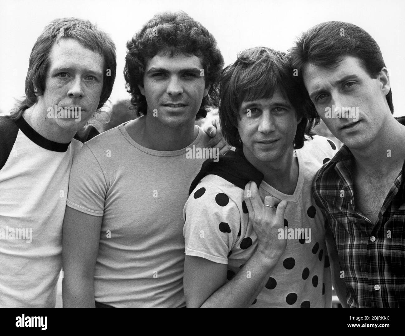 Greg Kihn et son groupe ont photographié à Phildelphia, PA. En 1980. Crédit: Scott Weiner/MediaPunch Banque D'Images
