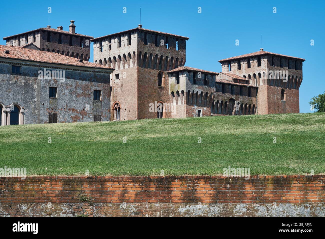 Château de Mantoua, Italie Banque D'Images