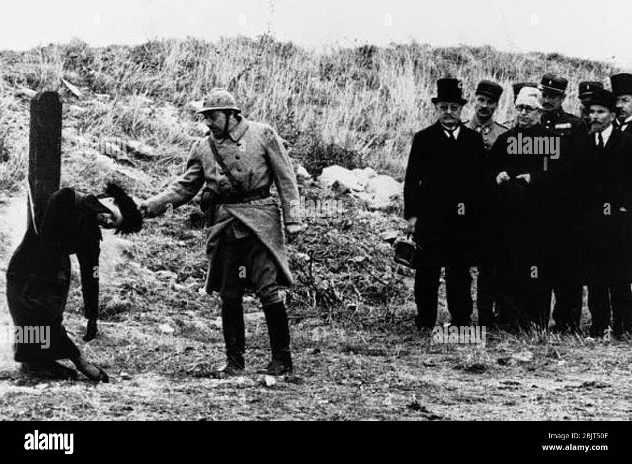 La Première Guerre mondiale, l'exécution de Mata Hari Banque D'Images