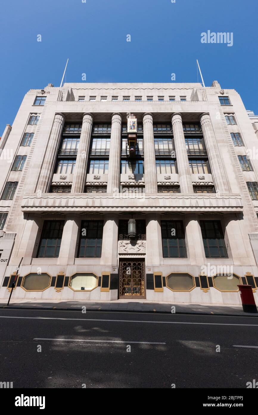 Le Daily Telegraph Building de Fleet Street à Londres, également connu sous le nom de Peterborough House / Peterborough court, ancienne maison du quotidien Telegraph et de la banque Goldman Sachs. Londres, Royaume-Uni (118) Banque D'Images