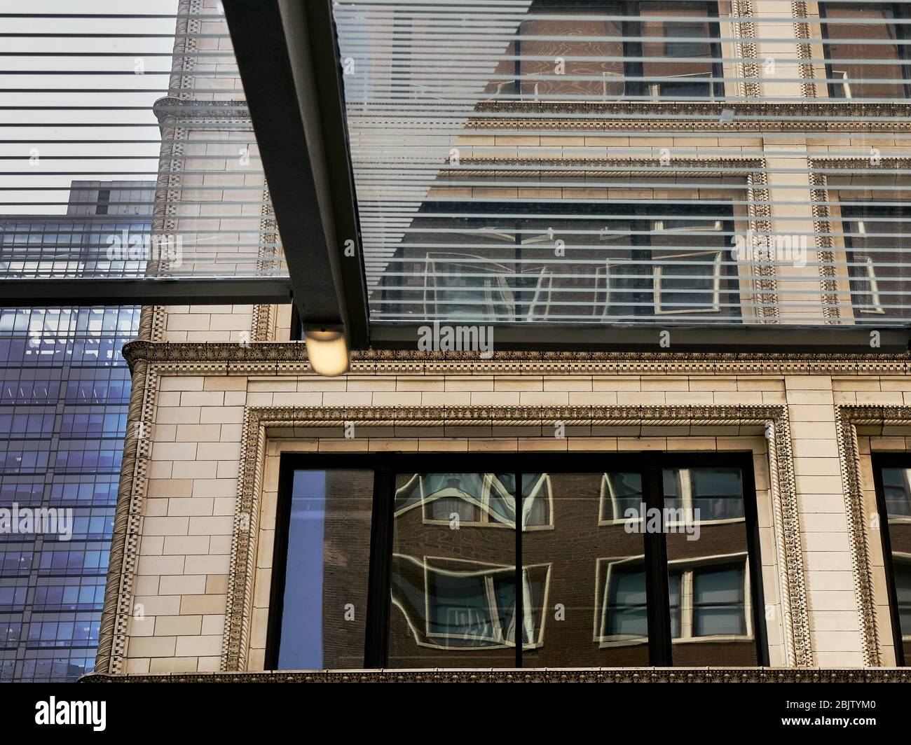 Détail architectural Chicago Banque D'Images