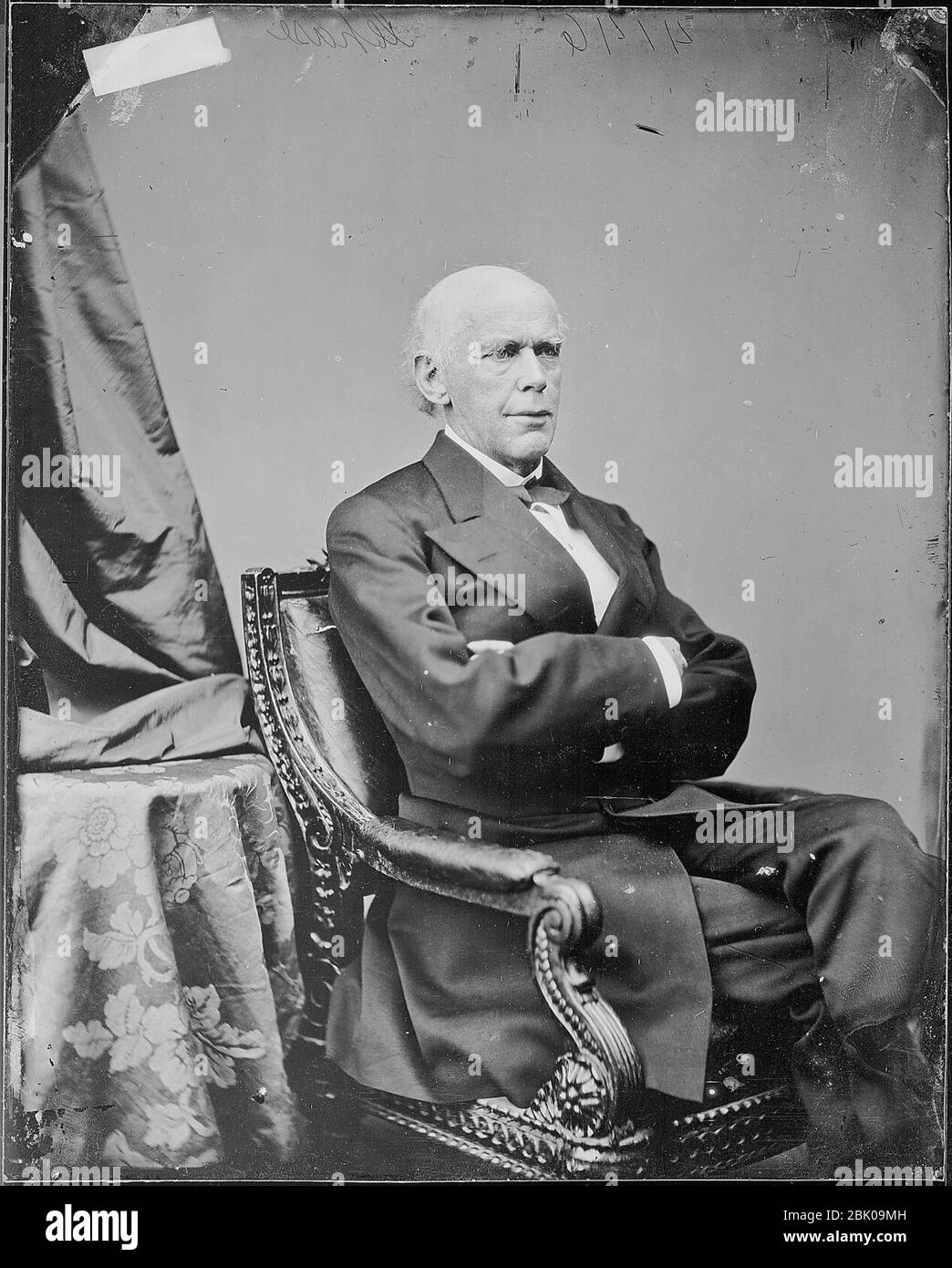 L'honorable Salmon P. Chase, juge en chef des États-Unis (4265657549). Banque D'Images