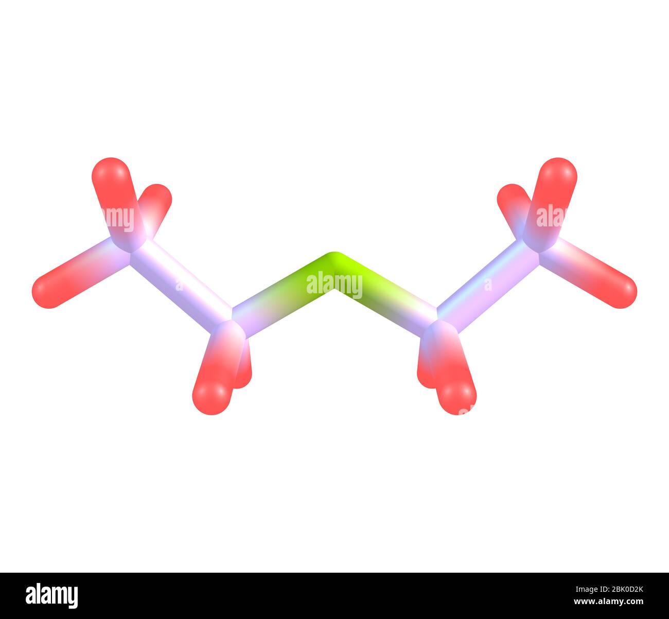 L'éther diéthylique (éthoxyéthane, éther éthylique, éther sulfurique ou éther) est un composé organique Banque D'Images