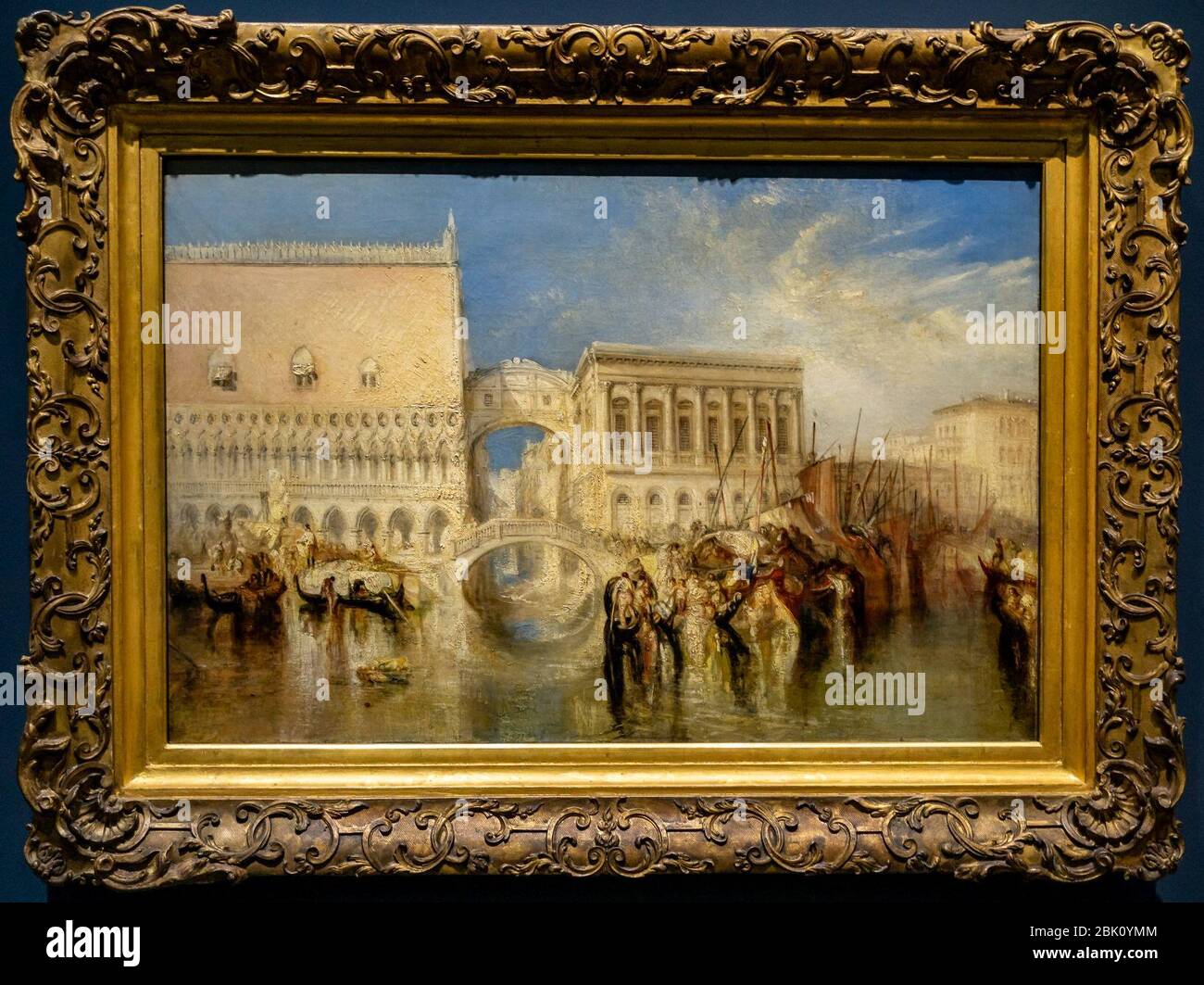 Horreur et délight-Turner-Venice, le pont des Soupirs DSC2139. Banque D'Images