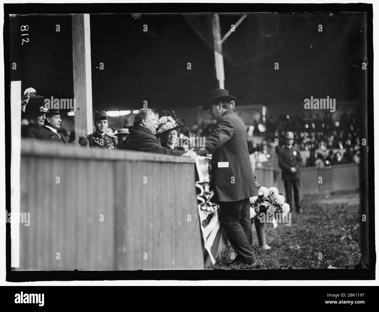 Spectacles de chevaux. Le PRÉSIDENT ET MME. Le sénateur TAFT ET BAILEY Banque D'Images