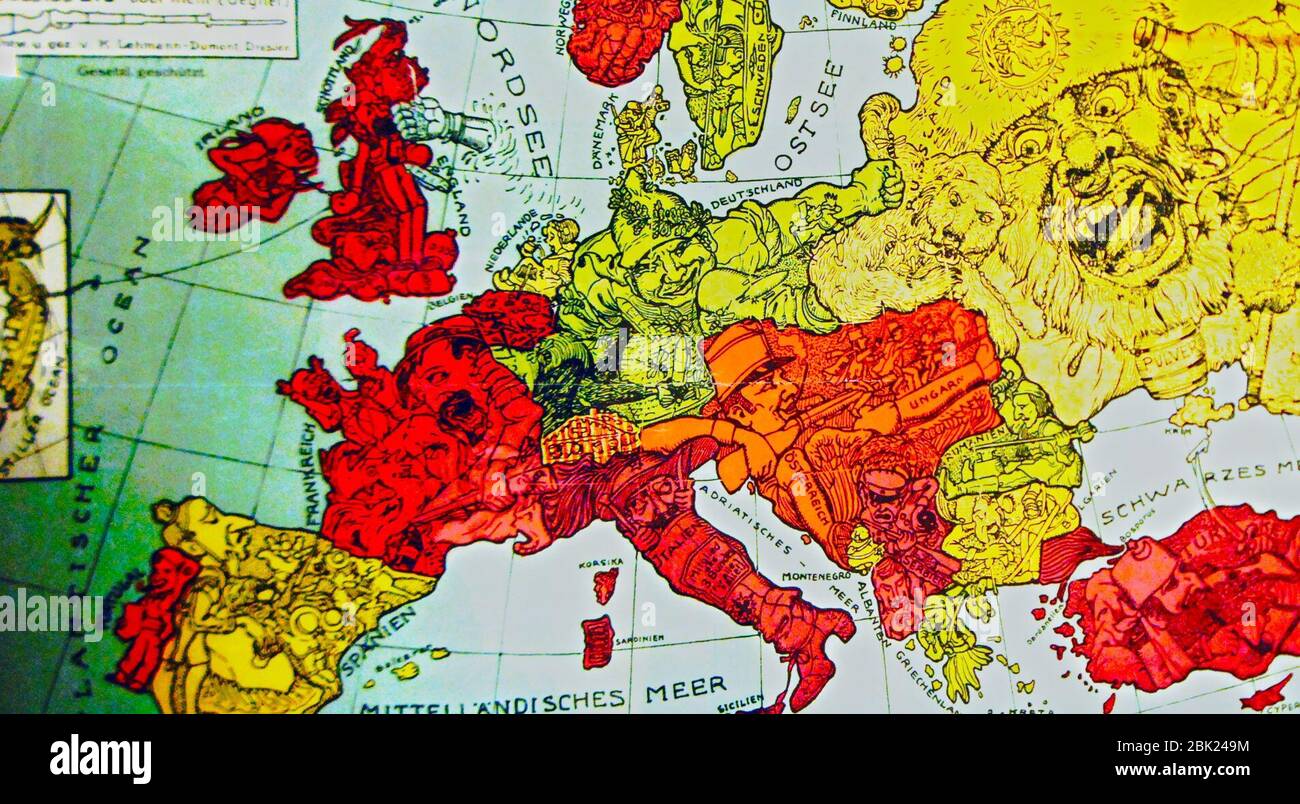 Map Europe Wwi Banque D Image Et Photos Alamy Map Europe Wwi Banque D Image Et Photos Alamy
