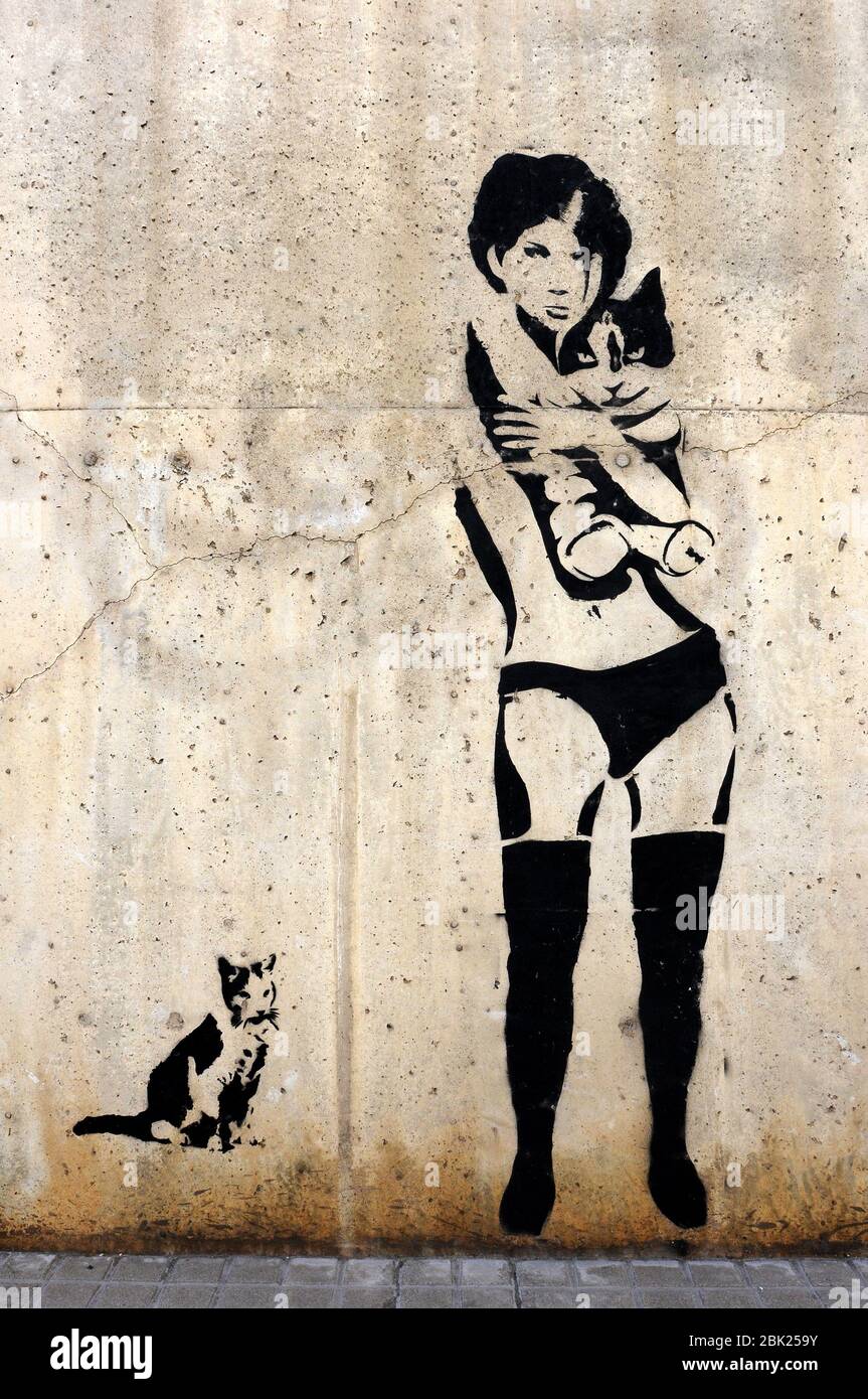 rue art , célèbre p Banque D'Images