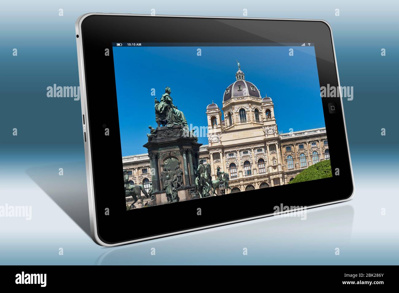 Maria Theresa Monument et Musée d'histoire naturelle de Vienne, Autriche, Europe Banque D'Images