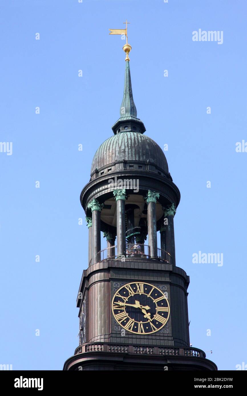Église Saint-Michel (Sankt Michaelis) à Hambourg, Allemagne Banque D'Images