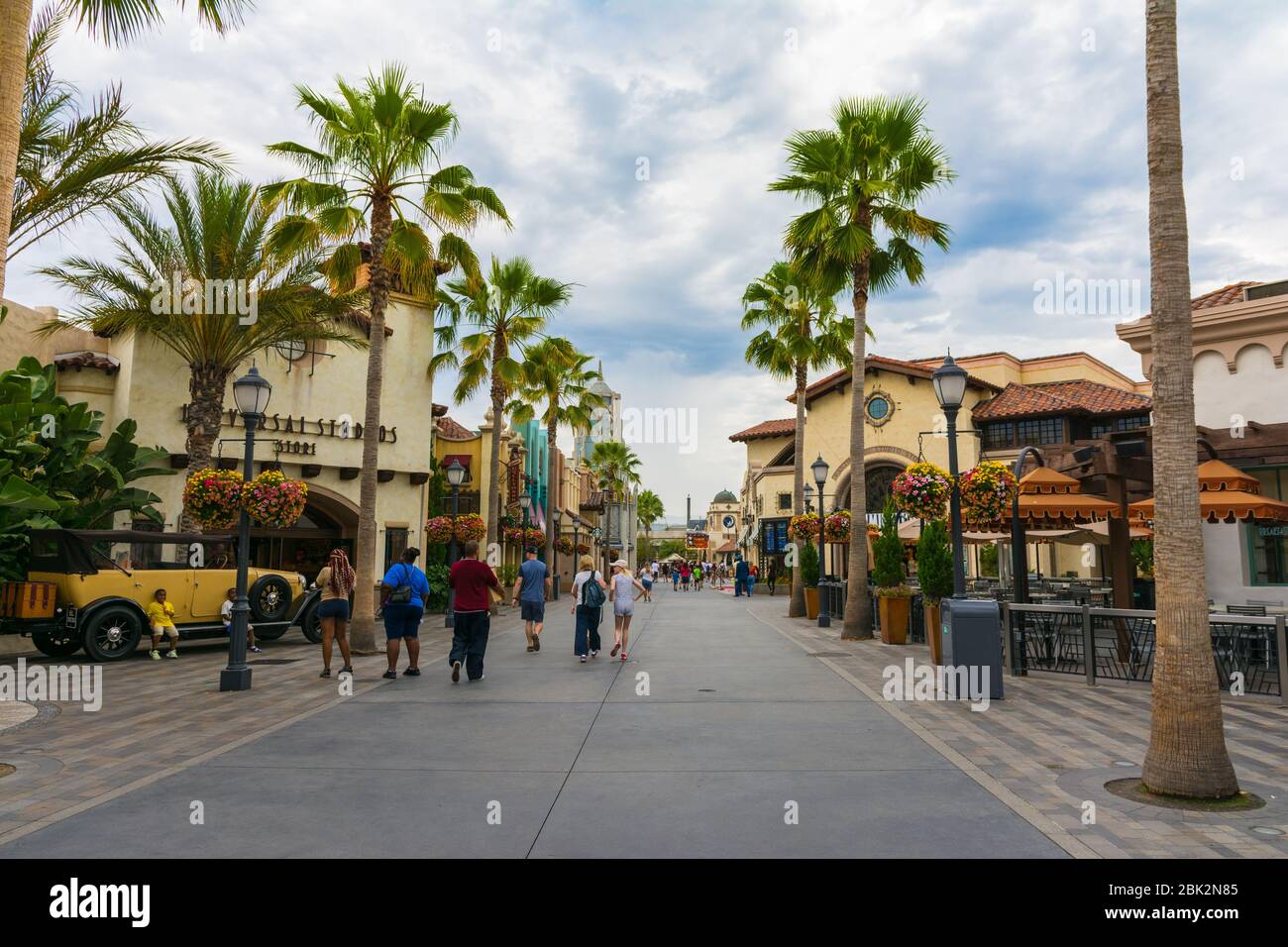 Los Angeles, Californie, États-Unis - 23 juillet 2019 : parc de renommée mondiale Universal Studios à Hollywood Banque D'Images