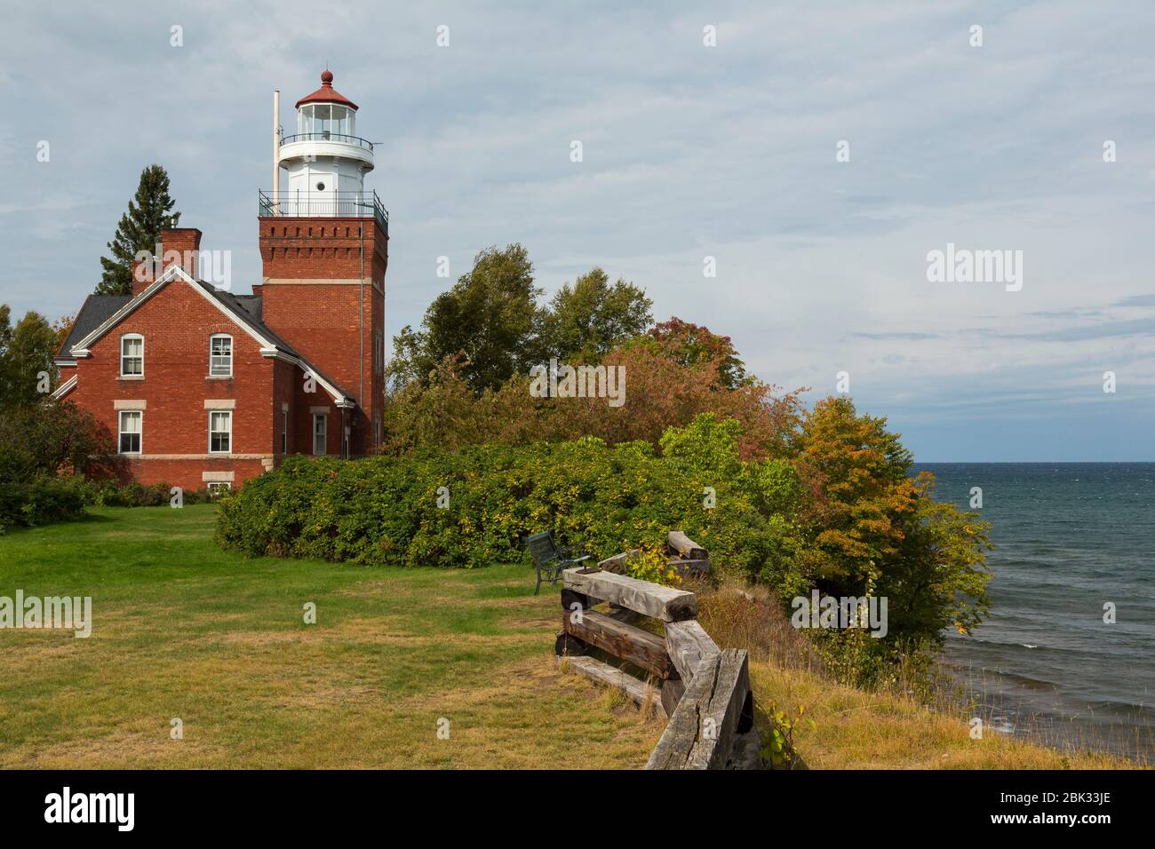 Big Bay Point Lighthouse Banque D'Images