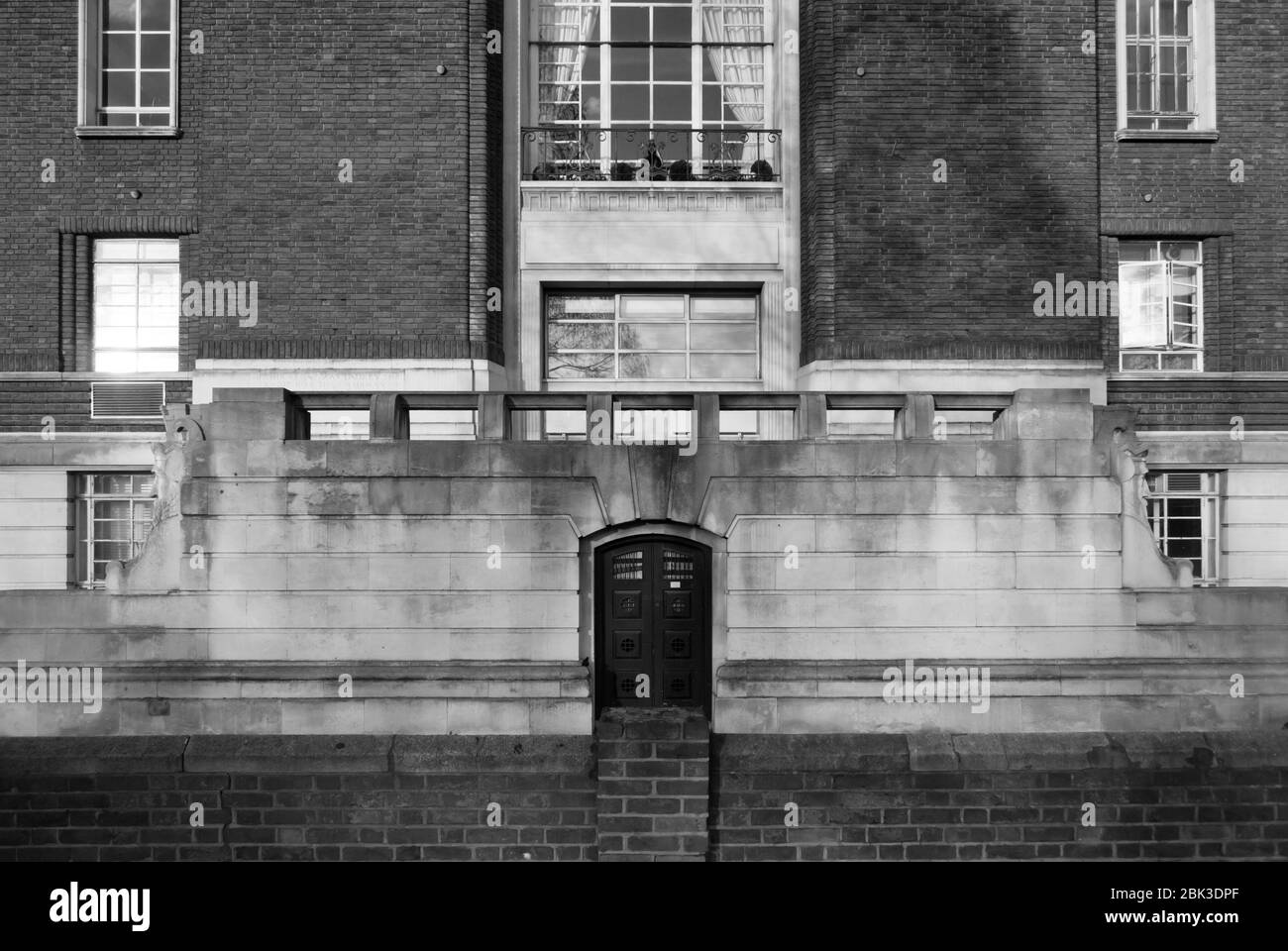 Swedish Georgian Art Deco Architecture Council Building Red Brick Hammersmith Town Hall King St, Hammersmith, Londres W6 9JU par Ernest Berry Webber Banque D'Images