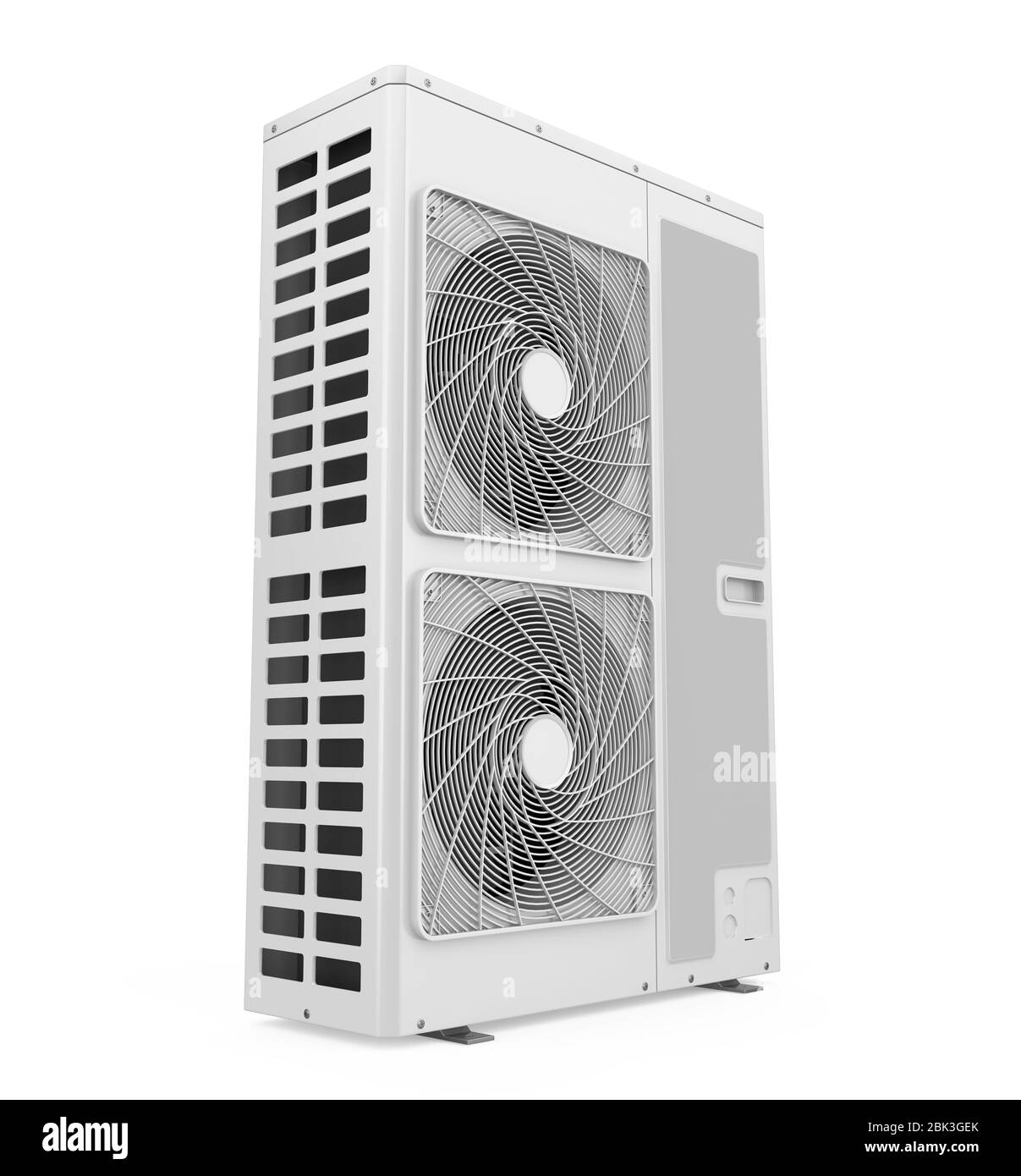 Isolé de l'unité extérieure du climatiseur Banque D'Images