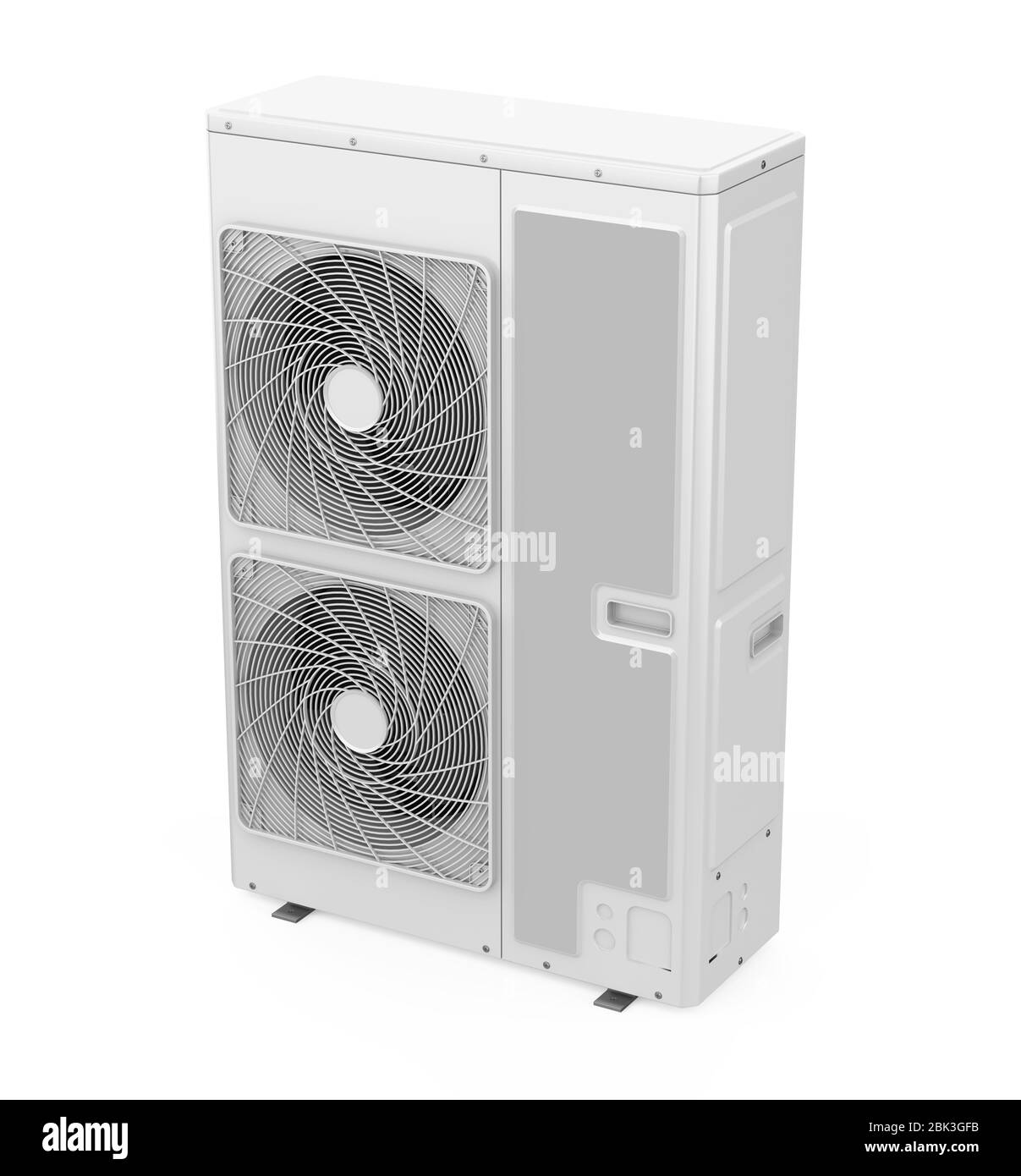 Isolé de l'unité extérieure du climatiseur Banque D'Images