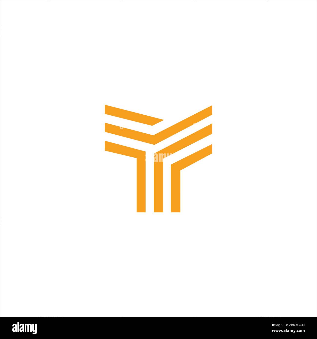 Première lettre logo tt ou modèle de conception vectoriel de logo t Illustration de Vecteur