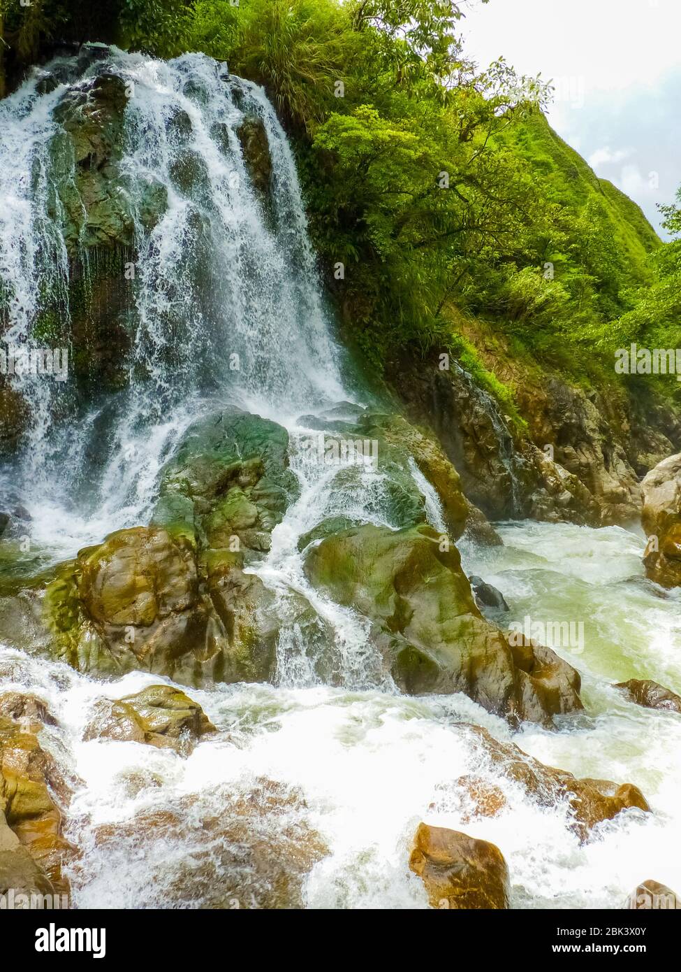 Catcat Hmong village près de Sapa (Chapaa) dans les montagnes nord du Vietnam, Lào Cai, Vietnam Banque D'Images