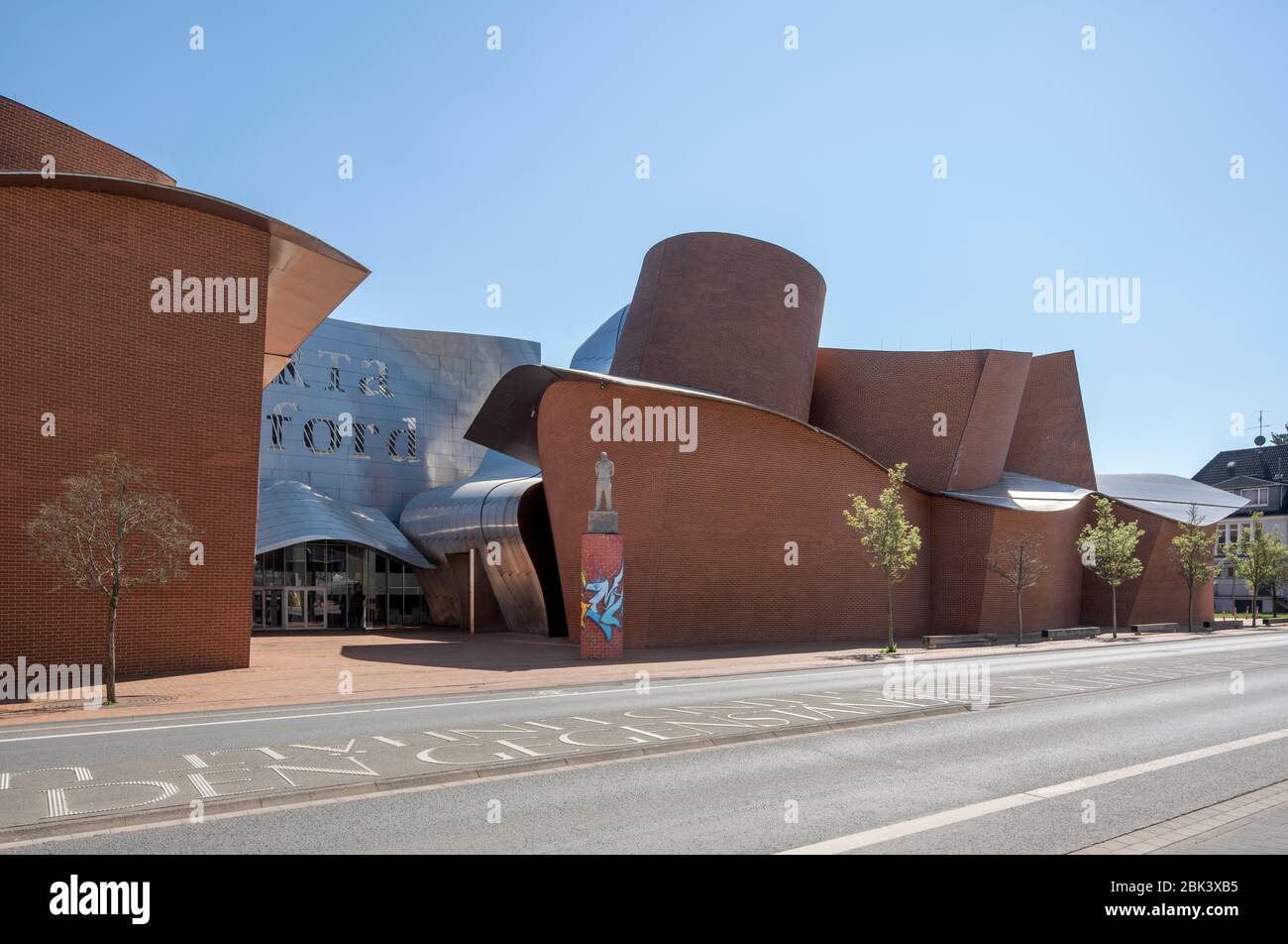 Herford, Musée für zeitgenössische Kunst, 2005 von Frank Gehry erbaut Banque D'Images