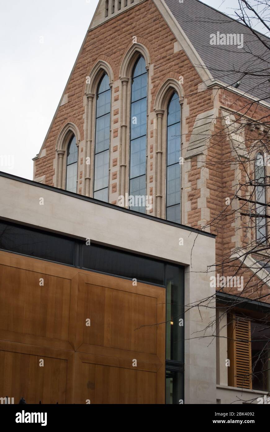 Modern extension Architecture Church St. Pauls Church, Queen Caroline Street, Hammersmith, Londres W6 par Seddon et Gough Richard Griffiths Architects Banque D'Images