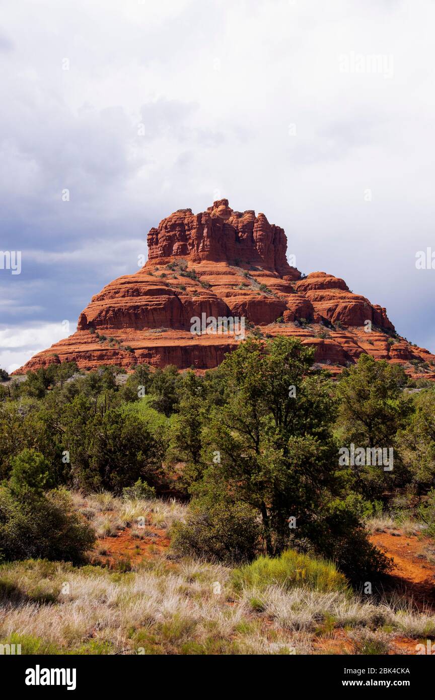 Les formations de roches rouges de Sedona, Arizona. Banque D'Images