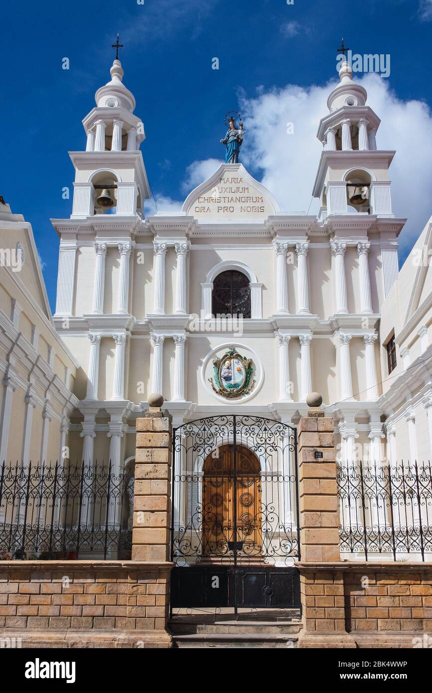 Église María Auxiliadora à sucre, Bolivie Banque D'Images