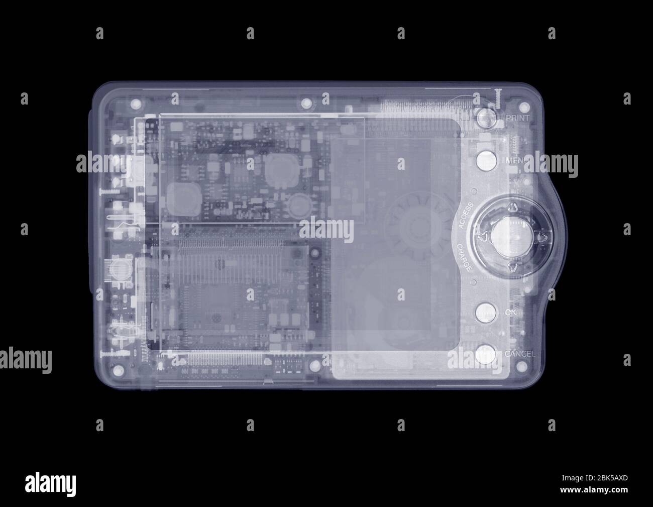 Visionneuse multimédia, radiographie. Banque D'Images