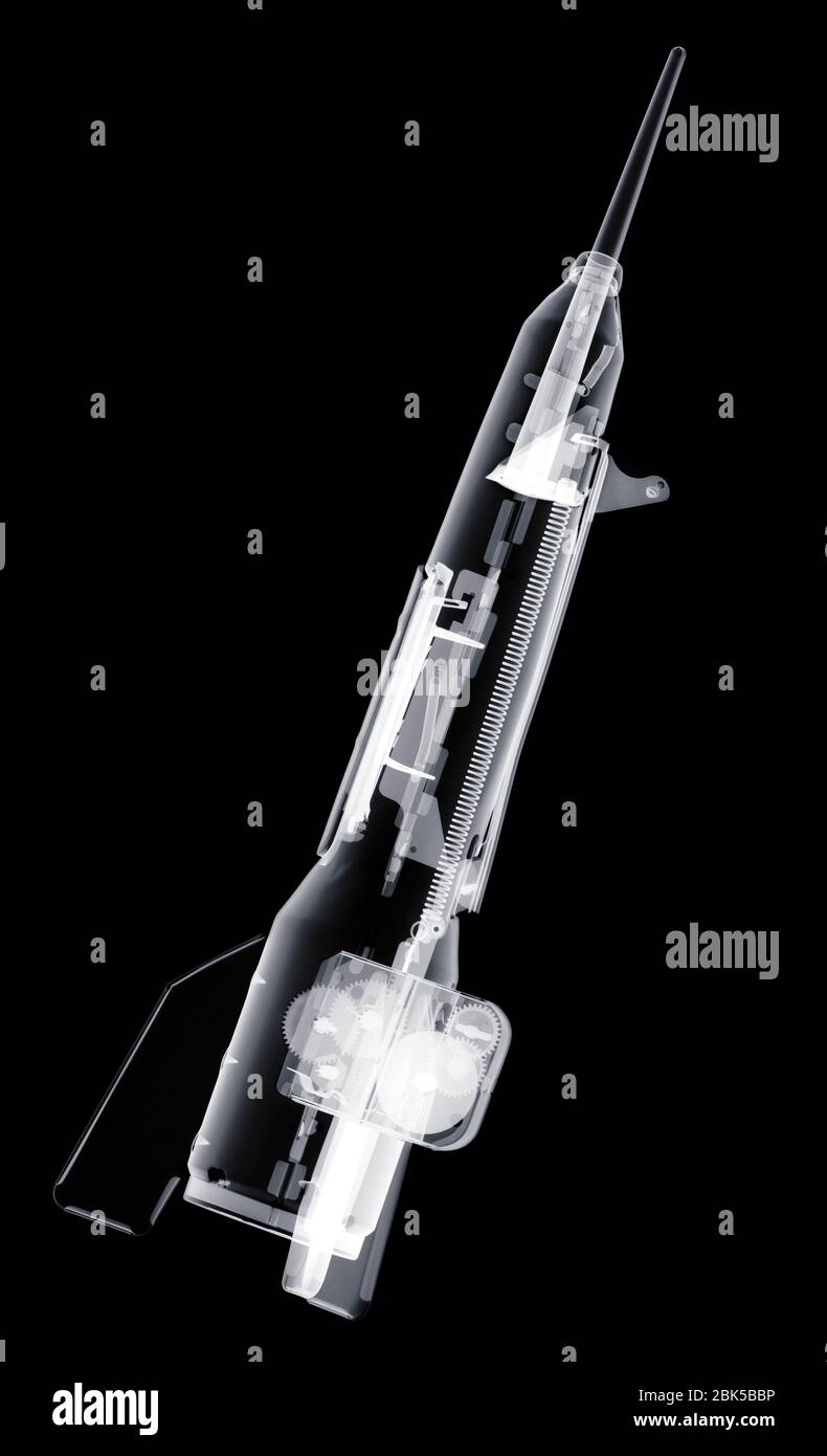 Missile, rayon X. Banque D'Images