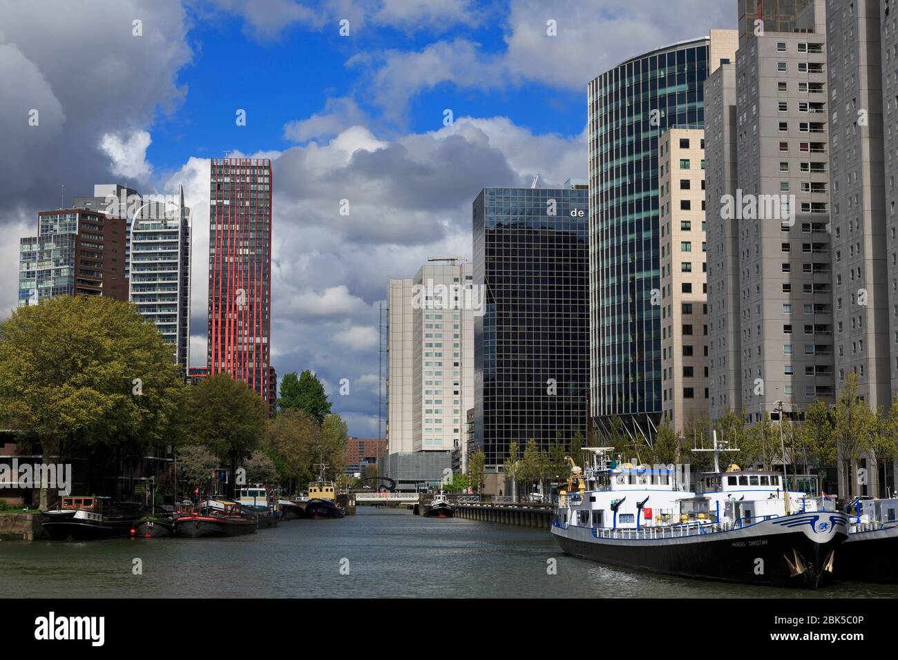 Scheepmakershaven, District maritime, Rotterdam, Pays-Bas, Europe Banque D'Images