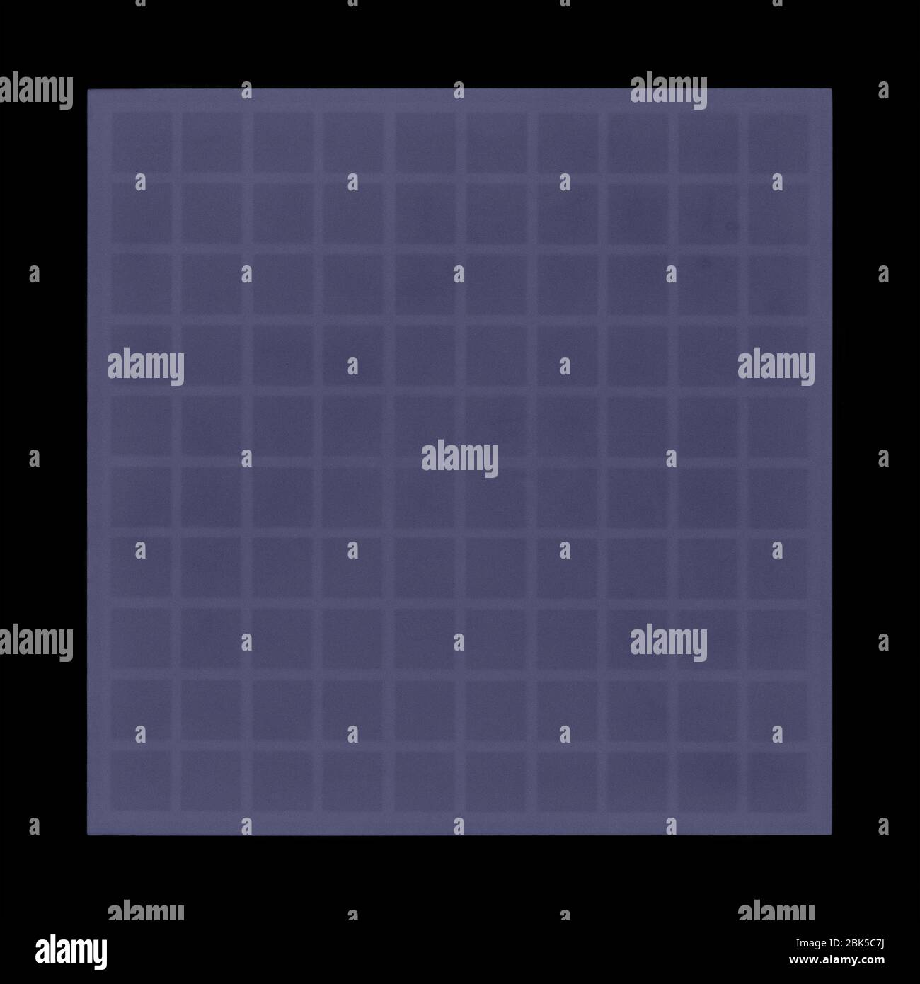 Grille plate, rayons X. Banque D'Images