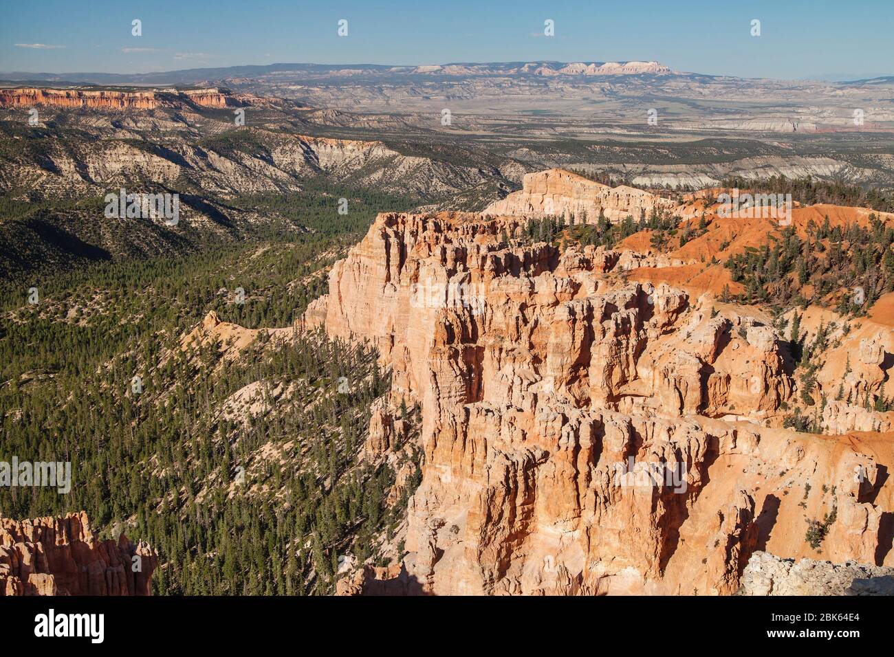 Bryce Canyon de Rainbow point, Utah, États-Unis. Banque D'Images