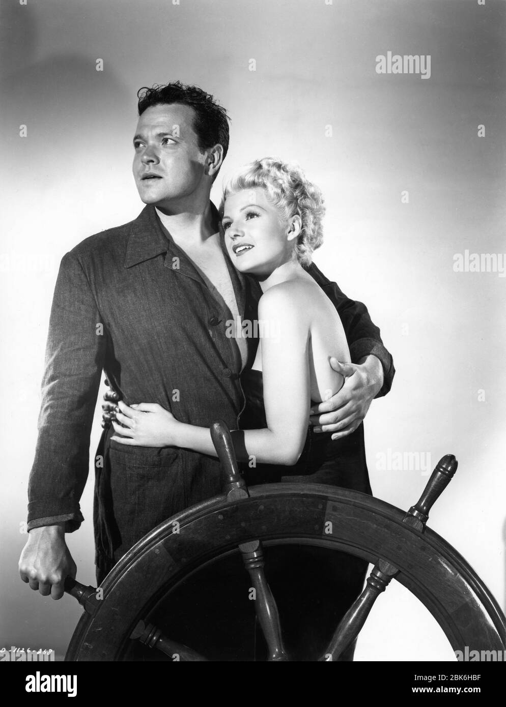 Ships wheel Banque d'images noir et blanc - Alamy