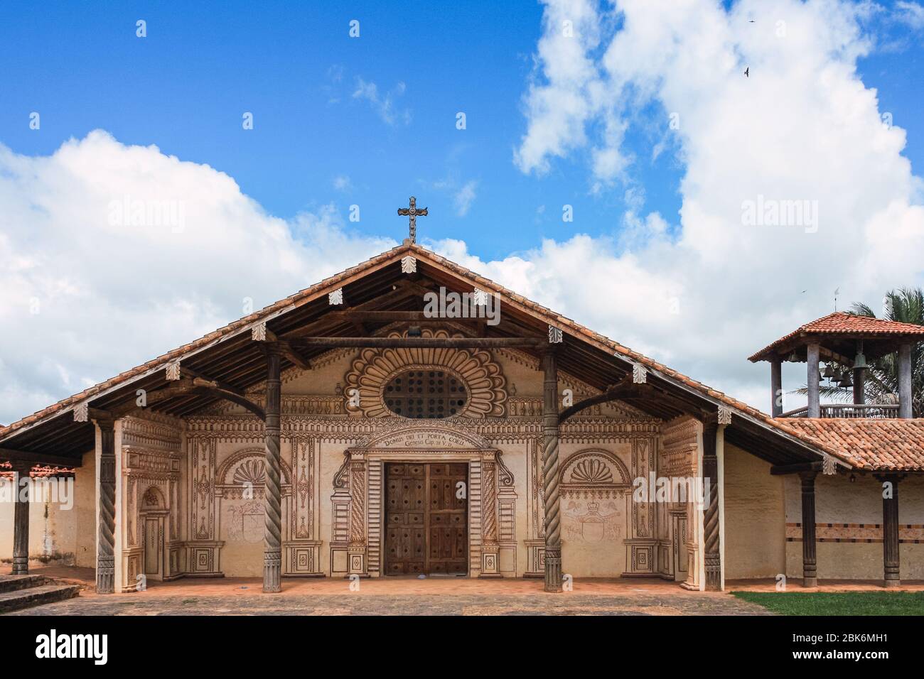 Église de la Mission jésuite de San Javier de Chiquitos, Bolivie Banque D'Images