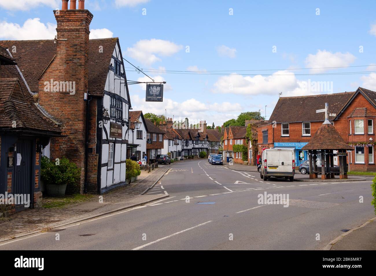Village de Walersh, Surrey, Royaume-Uni Banque D'Images