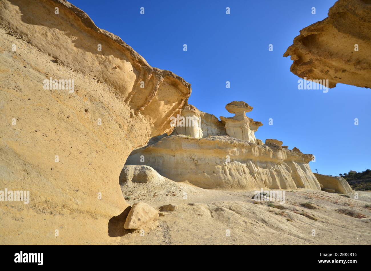 Bolnuevo, Costa de Mazarrón, Murcie, Espagne Banque D'Images