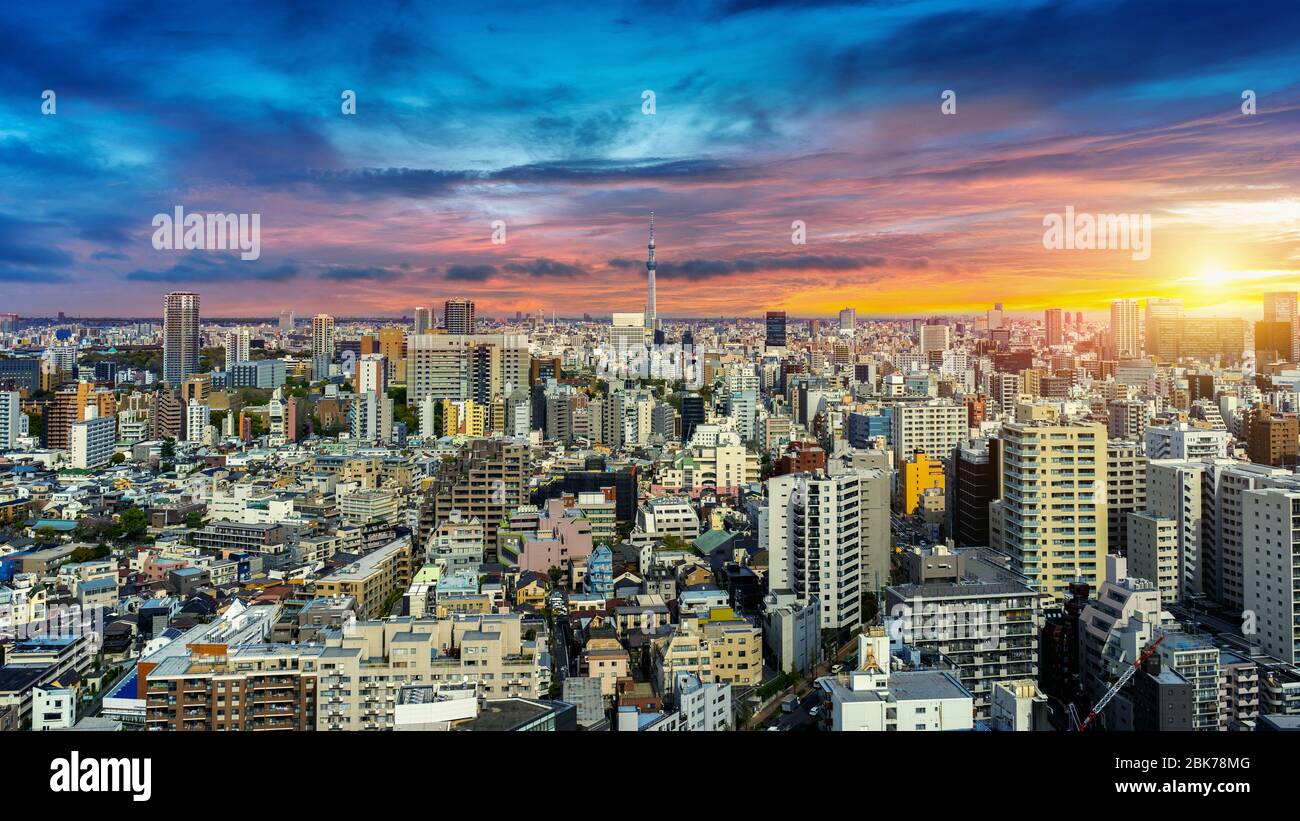 Coucher de soleil au japon Banque de photographies et d’images à haute résolution Alamy