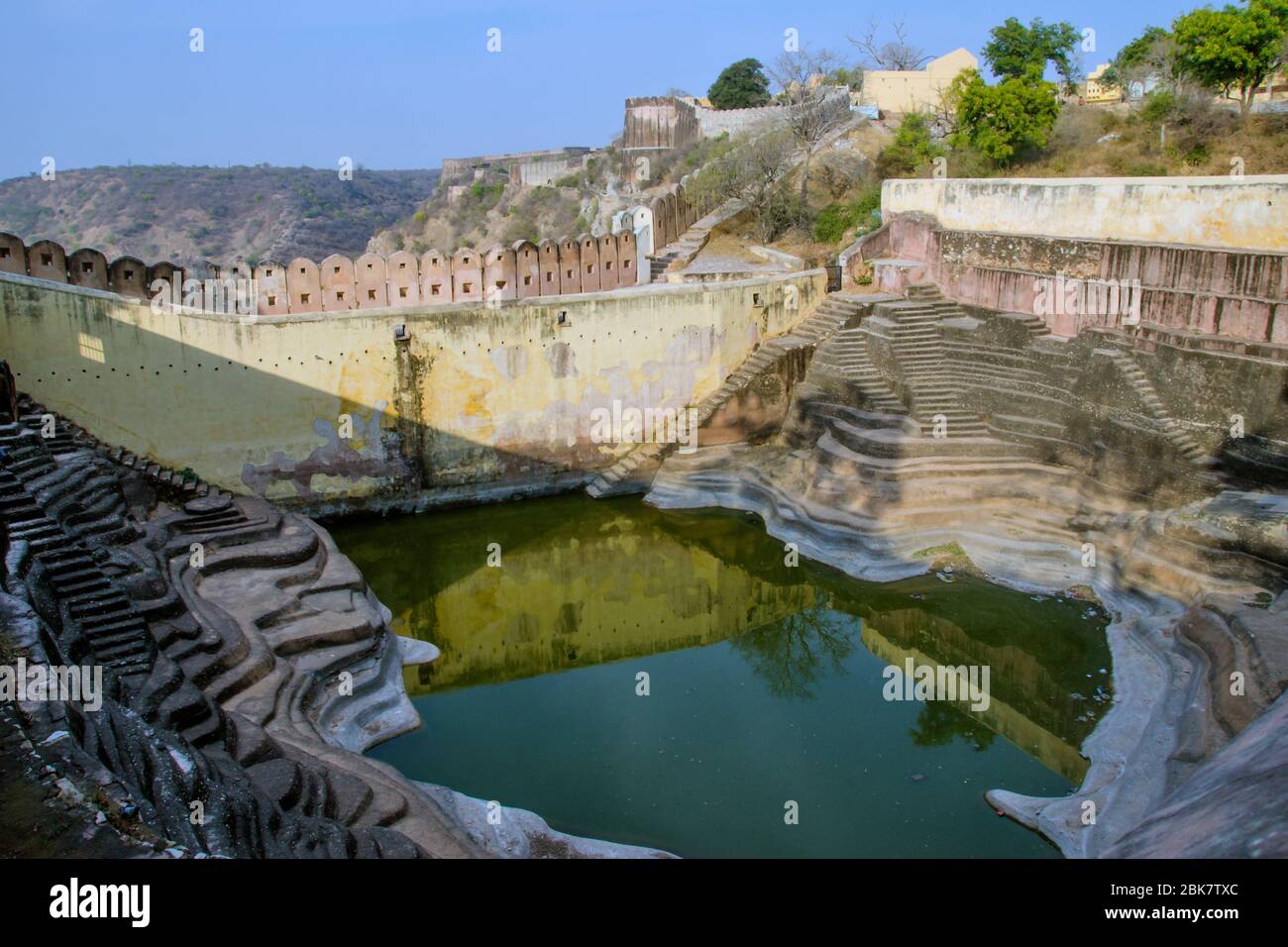 vue intérieure du fort de nahargarh Banque D'Images