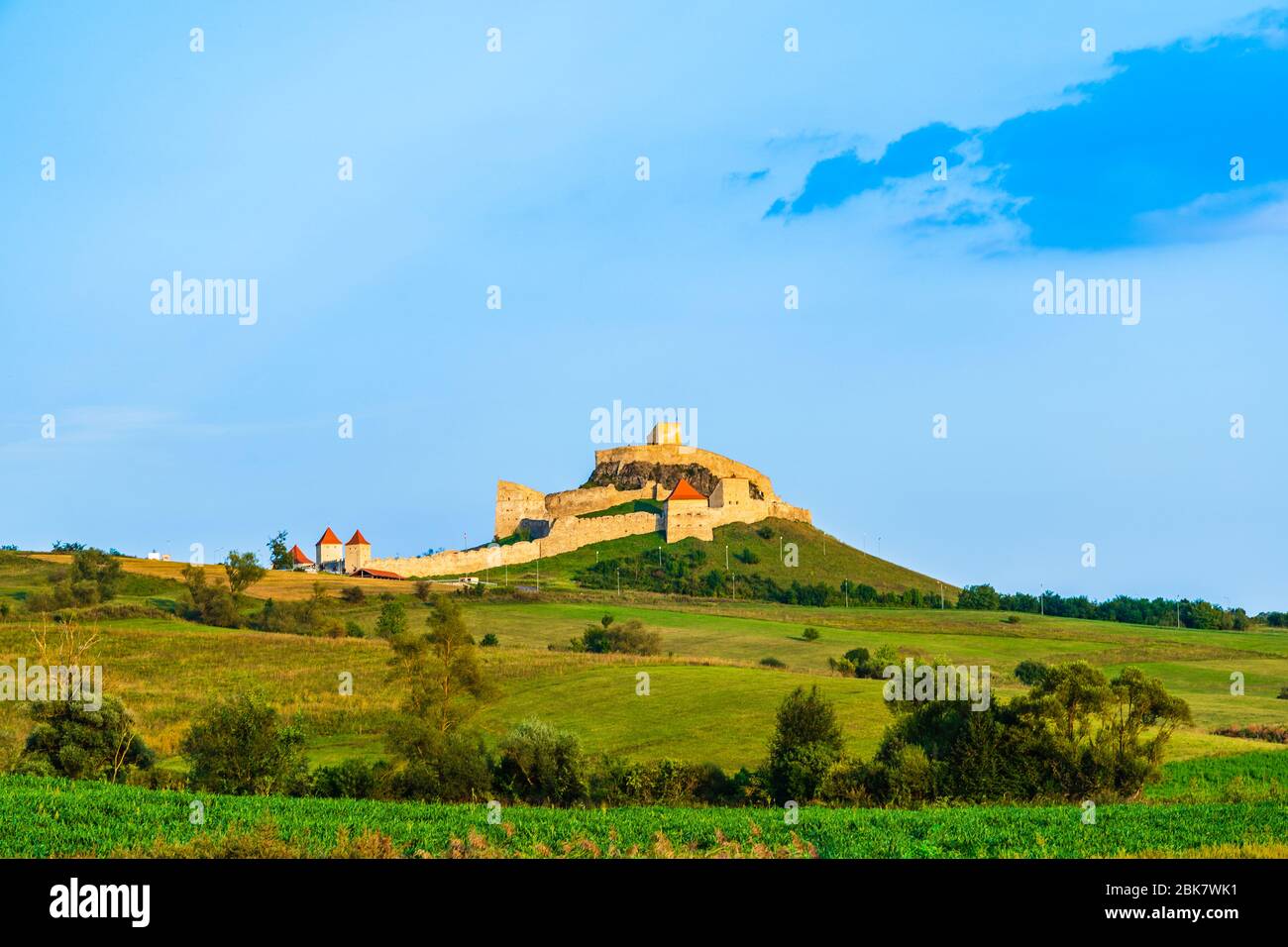 Rupea, Roumanie : Citadelle de Rupea, l'un des plus anciens sites archéologiques de Roumanie Banque D'Images