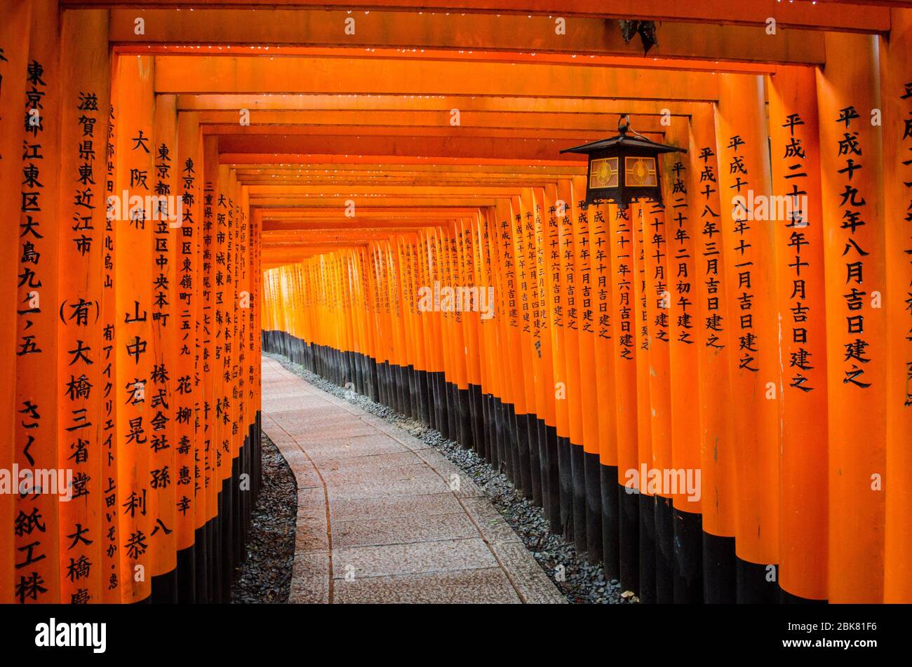Sanctuaire de Fushimi Inari-taisha Banque D'Images