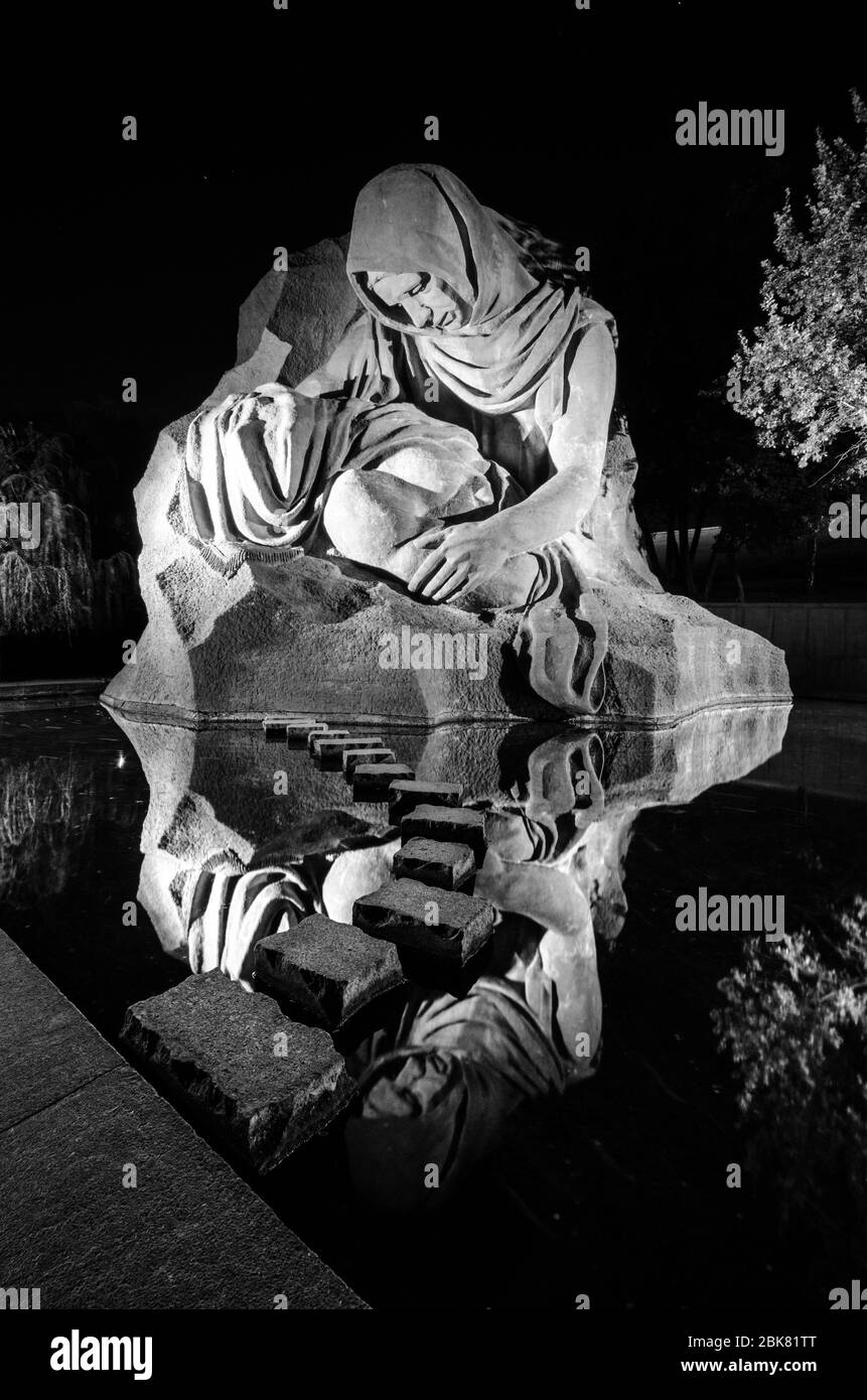 Statues de Mamayev Kurgan Banque D'Images