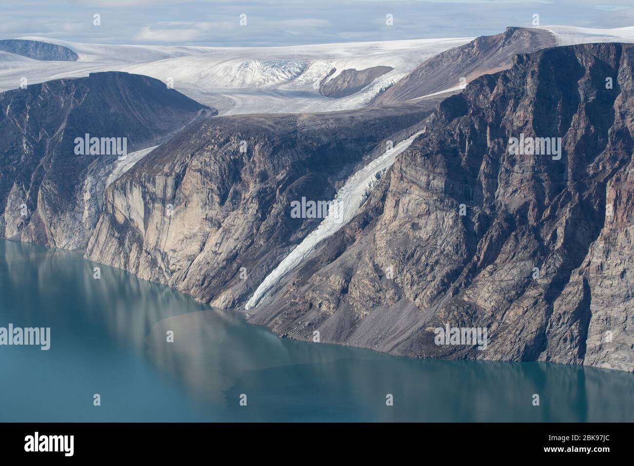 Paysage de l'île de Baffin, Canada Banque D'Images
