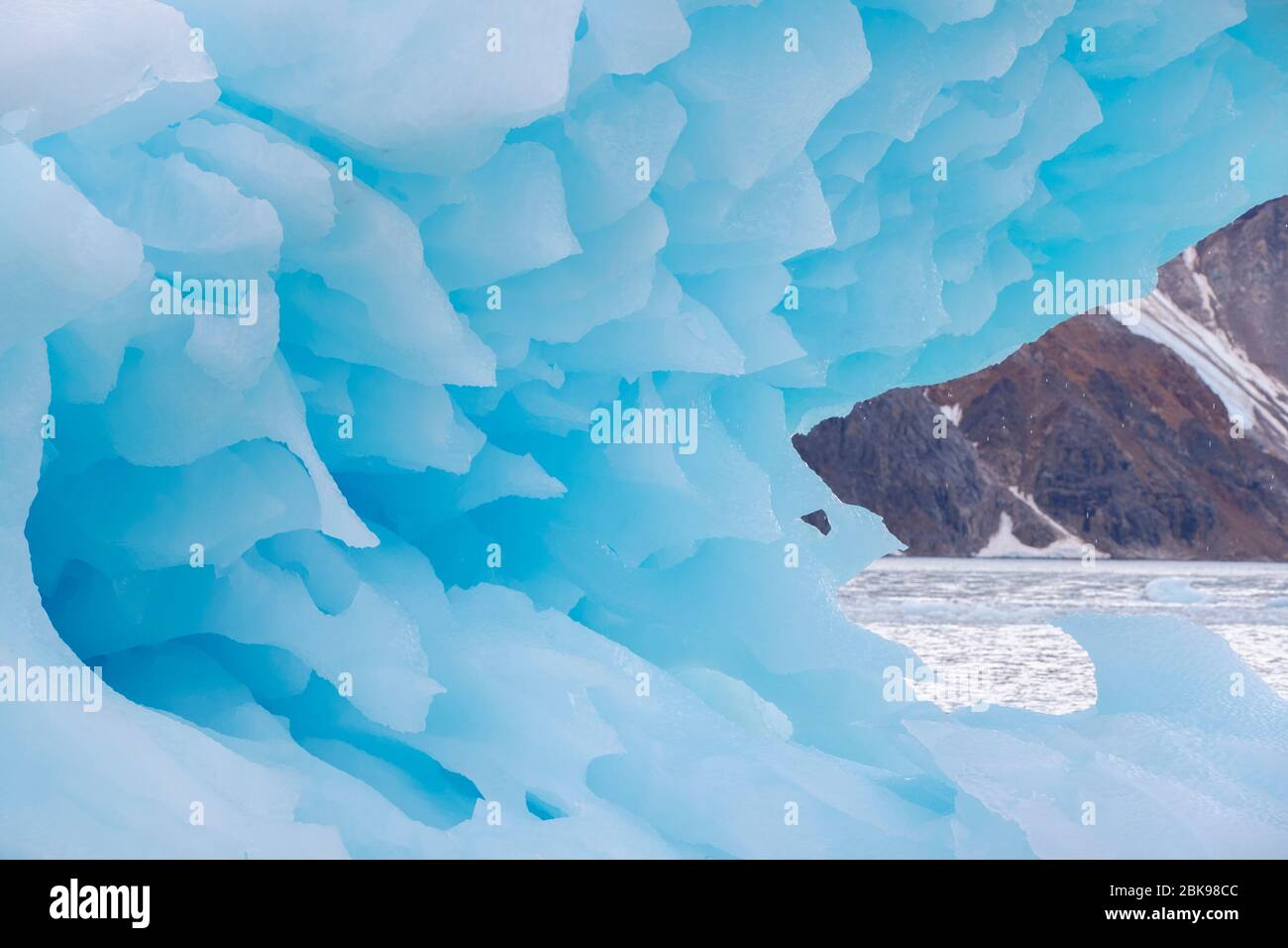 Bleu iceberg Banque D'Images