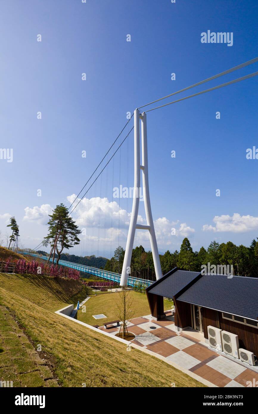 Randonnée Mishima avec Mt. Fuji (Fujiyama) à la ville de Mishima, Shizuoka, Japon. Banque D'Images