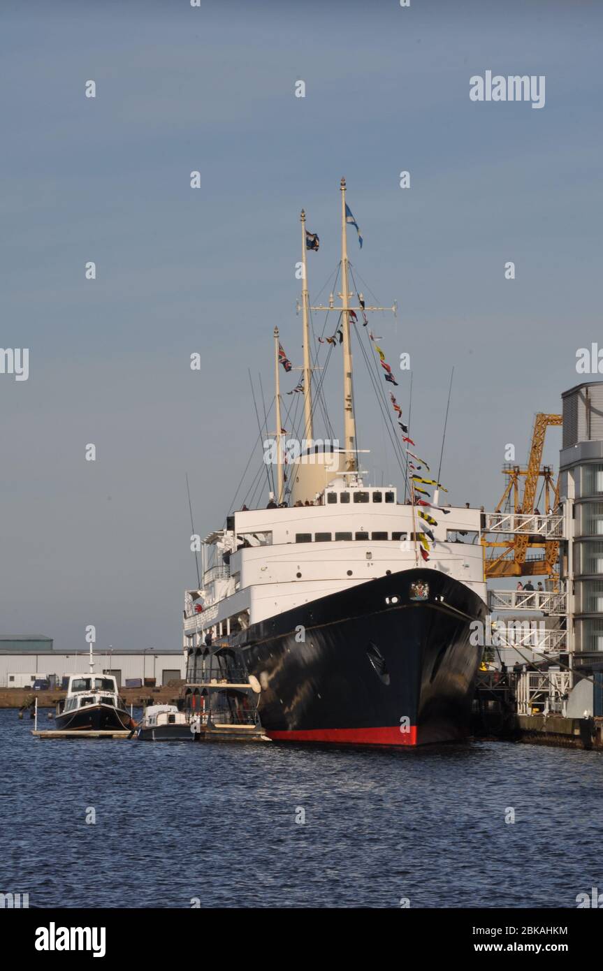 Royal Yacht Britannia, Ocean Dr, Leith, Édimbourg, Écosse Banque D'Images