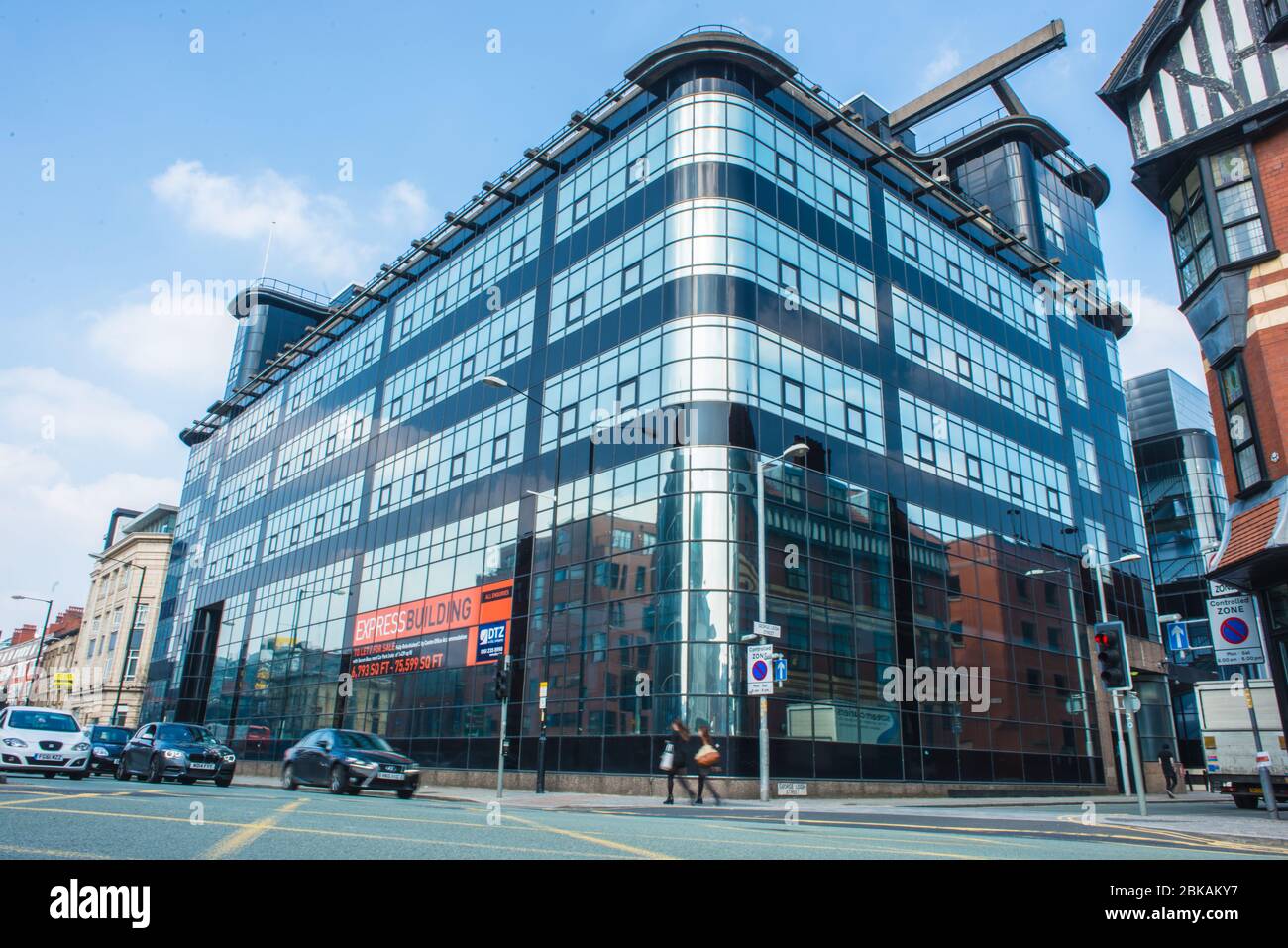 Le Daily Express Building, situé sur Great Ancoats Street, Manchester. Banque D'Images