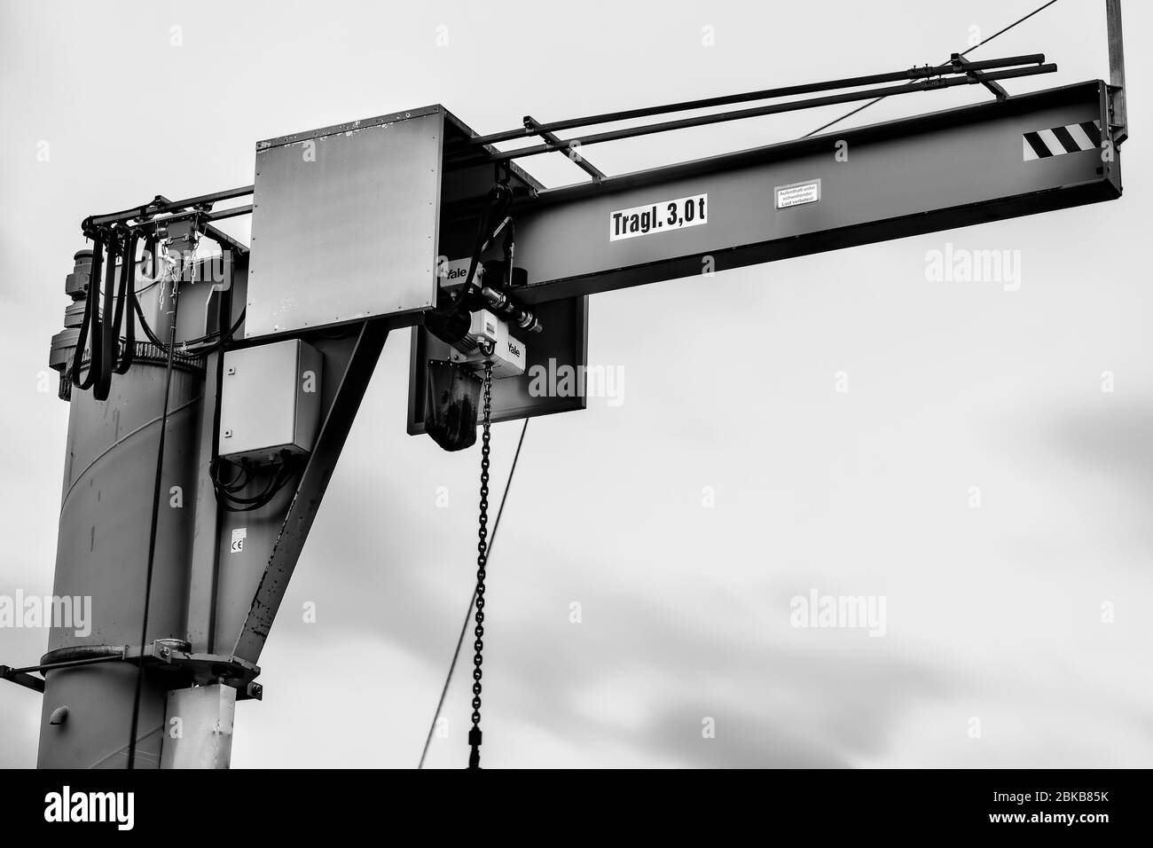 Grue de navire Banque D'Images