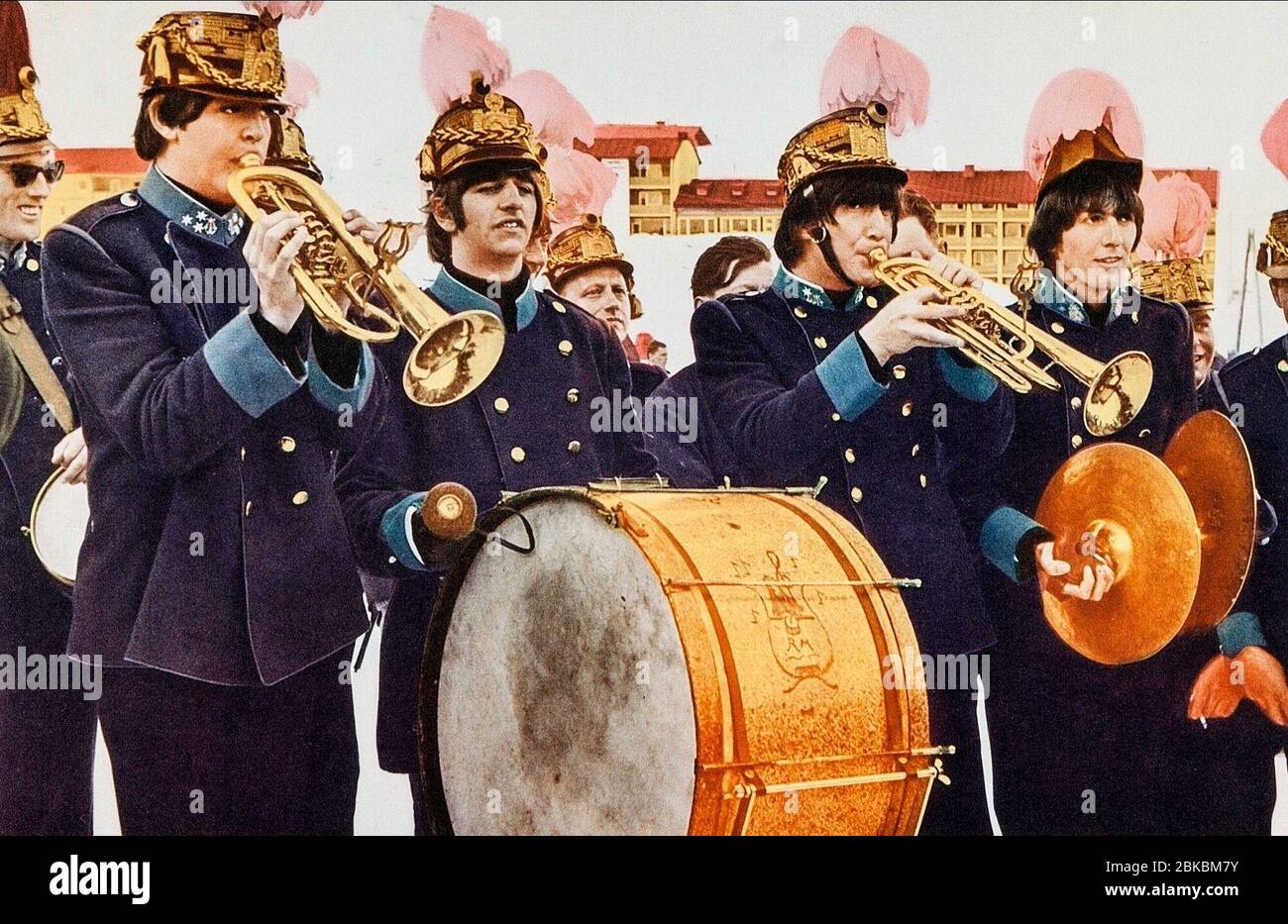 Paul Mccartney John Lennon Ringo Starr George Harrison Film Help The Beatles Help Royaume