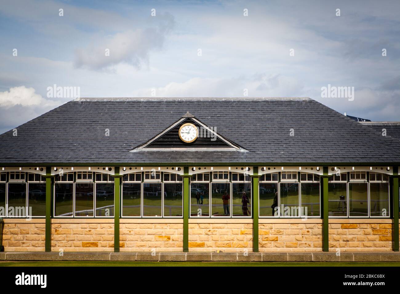 Pavillion, parcours de golf de St Andrews, St Andrews, Fife, Écosse Banque D'Images