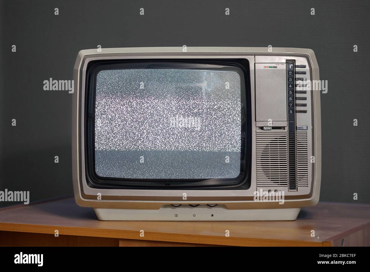 TV pas de signal Banque D'Images